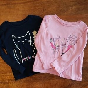 Girls long-sleeve tshirts back to school deal